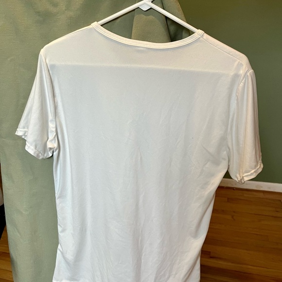 2X white short sleeve tee - Picture 4 of 6